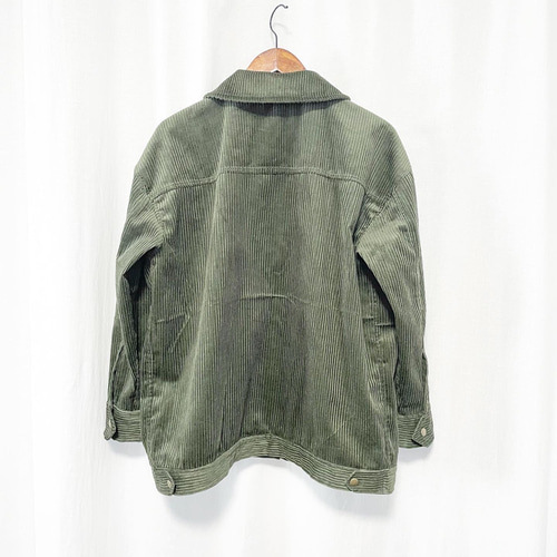 カーキ コーデュロイ ブルゾン サマンサ モスモス Samansa Mos2 コーデュロイ中綿ブルゾン （カーキ