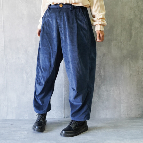 and per se ネイビー コーデュロイパンツ M and per se ネイビー コーデュロイパンツ M 楽天市場