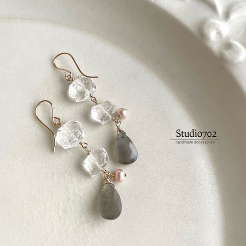 skygray❤️ 14kgfピアス skygray様専用 - メルカリ