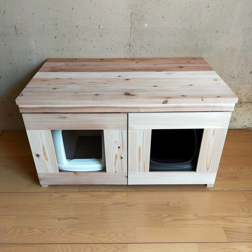 デュオトイレ 2つしまえるトイレカバー ハウス・小屋 仔猫公団 デュオトイレ 2つしまえるトイレカバー ハウス・小屋 仔猫公団