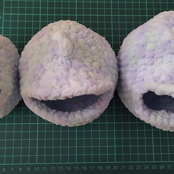 フクロモモンガ　ポーチ　Ⅿ③　２匹用　袋　毛糸　ハンドメイド 4枚目の画像