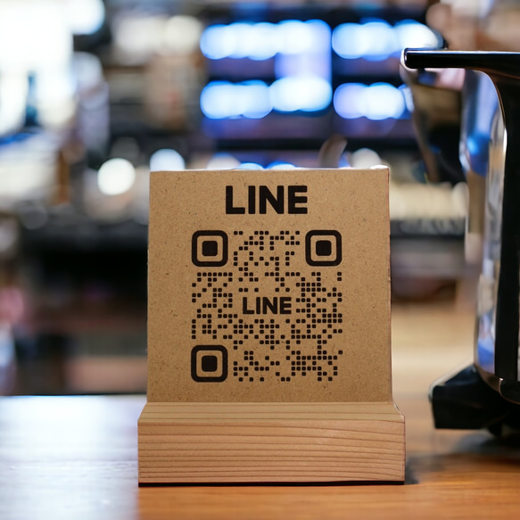 スタンドディスプレイ製作します☆ QRコード サロン 看板