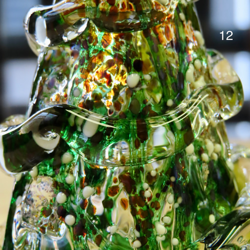 ガラスのクリスマスツリー／ツリー／テーブルツリー/ミックスカラー/11