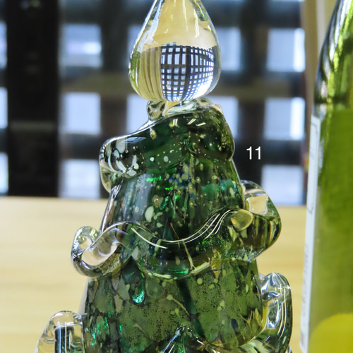 ガラスのクリスマスツリー／ツリー／テーブルツリー/ミックスカラー/11