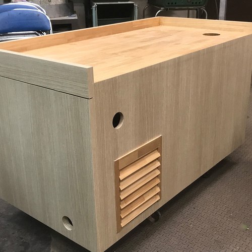 オーダーメイド木製水槽台製作例1 DXF-W1800-D600-H700-P