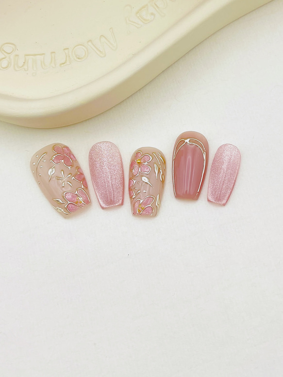 桜ネイルチップ Le Starme新店お祝い30％offした価格 数量限定 2024