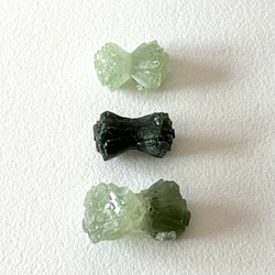 リボンプレナイト　3個セット／摩洛哥　葡萄石／Prehnite Morrocco 3pcs set 1枚目の画像