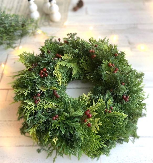 おまかせグリーンのフレッシュリース＊選べる２サイズ 2枚目の画像