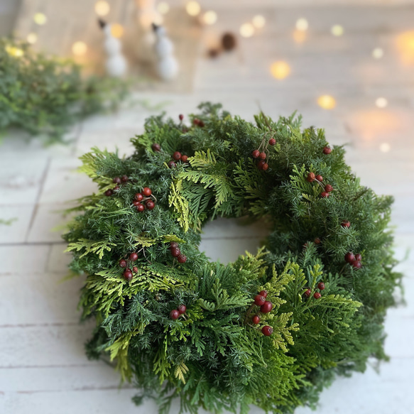 おまかせグリーンのフレッシュリース＊選べる２サイズ 5枚目の画像