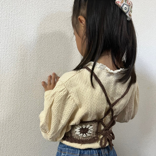 グラニースクエア かぎ編みビスチェ (受注製作) その他トップス グラニースクエア かぎ編みビスチェ (受注製作) その他トップス