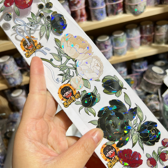 海外 PETテープ マスキングテープ 泡とフラワー 【公式通販】