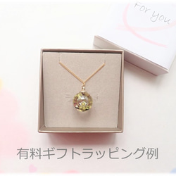 小花滿開　永生花浮游花項鍊　長度可調校　❊空郵台灣5-7天 第8張的照片