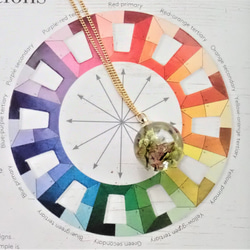 小花滿開　永生花浮游花項鍊　長度可調校　❊空郵台灣5-7天 第7張的照片