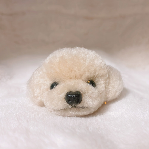 犬ぽんぽん☺︎マルプー トイプードル☺︎マスコット 羊毛