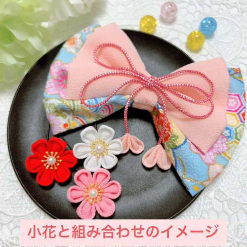 大きなシンプルリボン飾り（撫子）七五三 成人式 前撮り 3歳 7歳 753