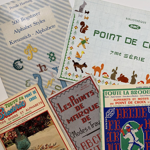 フランス刺繍図案アソート♪ 編み図・パターン *LULU｜フランス雑貨