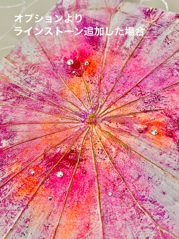 【一点もの】オシャレでユニークな蓮の葉ハッピーアート:  The beauty of lotus leaf 輝き,美 13枚目の画像