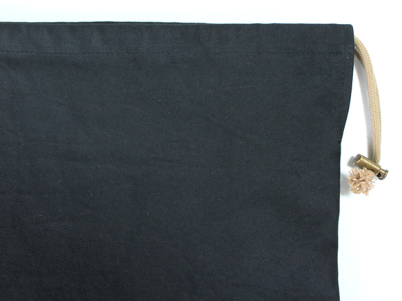 Kinchaku Outdoor 浅型クッカー用 コットンキャンバス ブラック [クッカーケース クッカー収納] 6枚目の画像