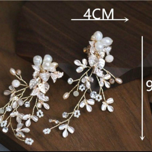 小花ゴールド　ヘッドドレス・イヤリングセット 楽天市場】即納 ヘッドドレス イヤリング セット 髪飾り ヘア
