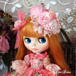 ロマンスミディー 花の妖精 舞い降りた天使 スウィートピンクのミルフィーユドールドレス豪華4点セット 2枚目の画像
