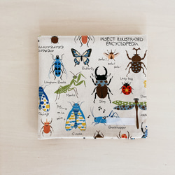 【即日発送可】かわいい昆虫柄のランチョンマット｛45×45ｃｍ｝ 1枚目の画像