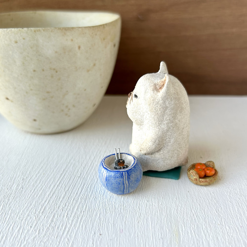 火鉢でぬくぬく物思いにふけるフレブルさん その他人形 松岡 ぜんぶ