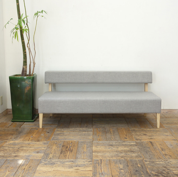 2.5s Border sofa (NA×NC-125ライトグレー) 1枚目の画像