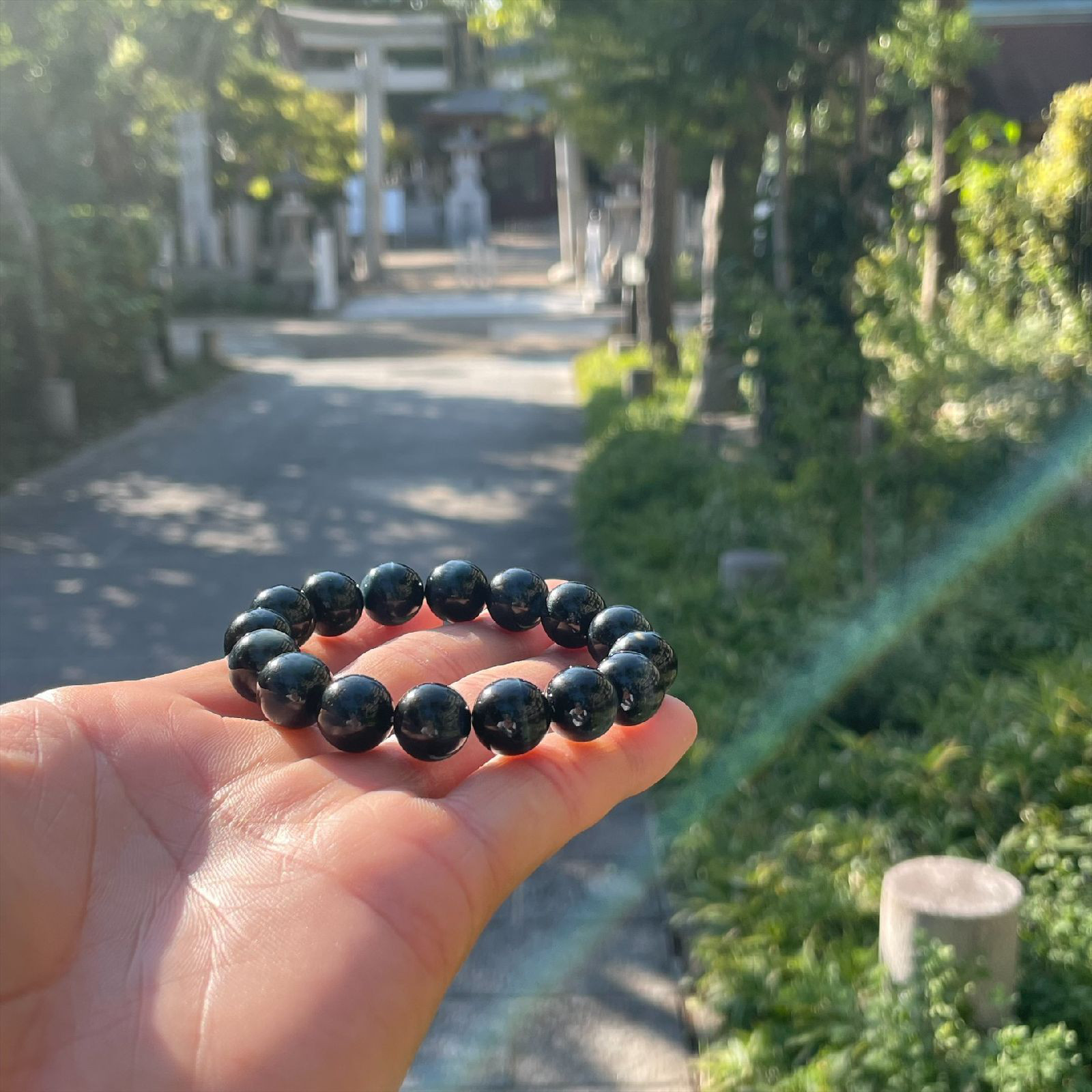 洞察力・好奇心・独立・知識・富貴をもたらすお守り数珠！！ブルータイガーアイ ブレスレット 12mm 浄化・祈願が可能