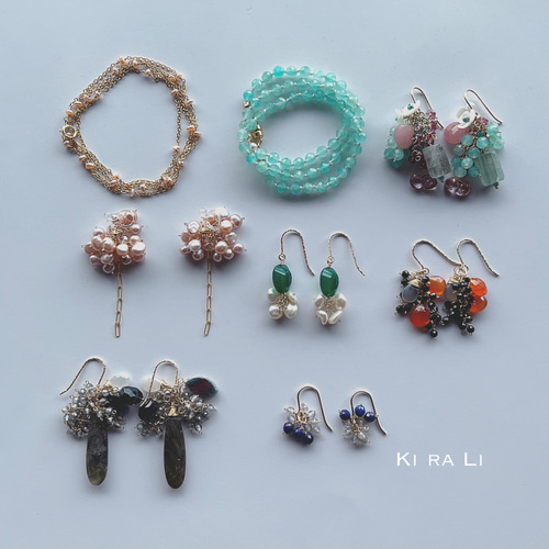 Kaya ♦︎14kgfサーペンティンカービングピアス/イヤリング アンカーピアス 4タイプ ゴールド 18K GP ステンレス フープ