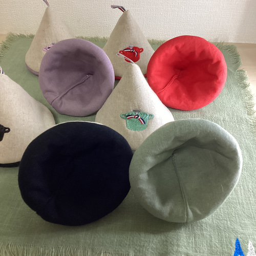 刺繍三角鍋つかみ ペア その他キッチン小物 ちづる 通販 16619974