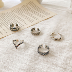 シルバー925 リング ヴィンテージ オープンリング 指輪・リング