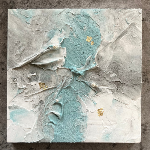 モダンアート 24×24㎝ テクスチャーアート 現代アート 絵画 抽象 モダンアート 24×24㎝ テクスチャーアート 現代アート 絵画 抽象