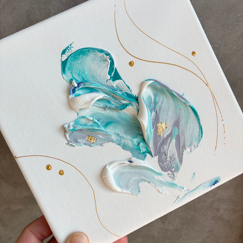 モダンアート 花 テクスチャーアート 現代アート 絵画 抽象画 絵画