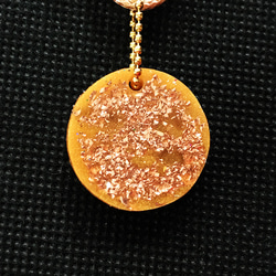 最強金運☆六角柱型オルゴナイトの紐ペンダント③（願い叶えるメモリーオイル封入） 最強金運☆六角柱型オルゴナイトの紐ペンダント③（願い叶えるメモリー