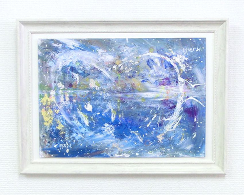 絵画癒しの絵　水彩画　ハワイのパワースポット 絵画癒しの絵 水彩画 ハワイのパワースポット