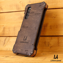 Xperia 10 V ケース 木製 ウッド wood case 木 本革 耐衝撃 LUNBER