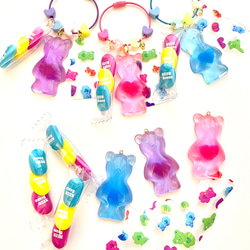 Neon Bear's & Beans Candy Ring charms 5枚目の画像