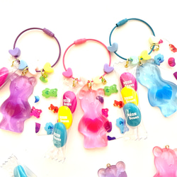 Neon Bear's & Beans Candy Ring charms 1枚目の画像