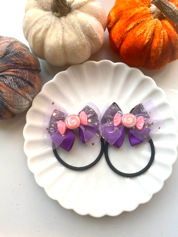 オーガンジーリボンヘアゴム ハロウィンパーティー 楽天市場】リボン