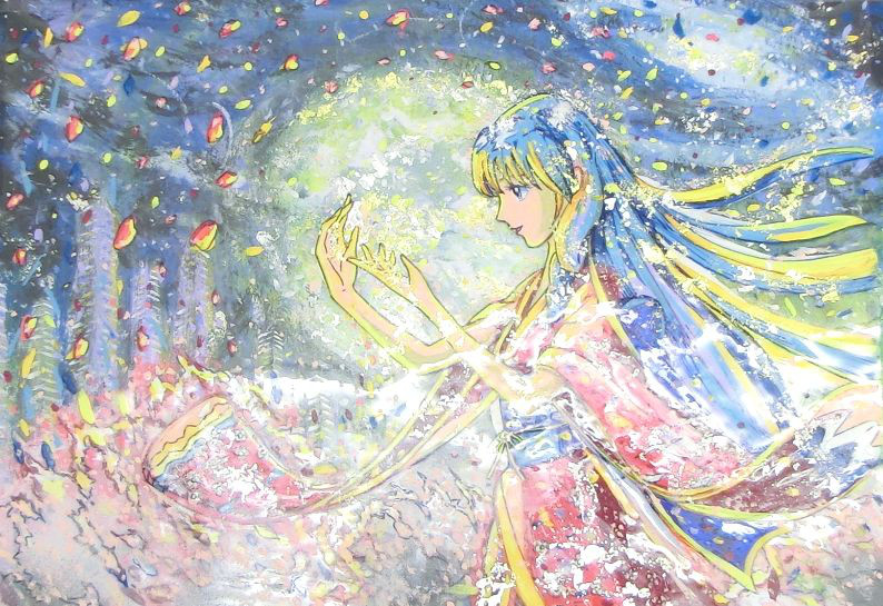 みぃこ○魔法のsunrise 絵画原画 みぃこ○魔法のsunrise 絵画原画