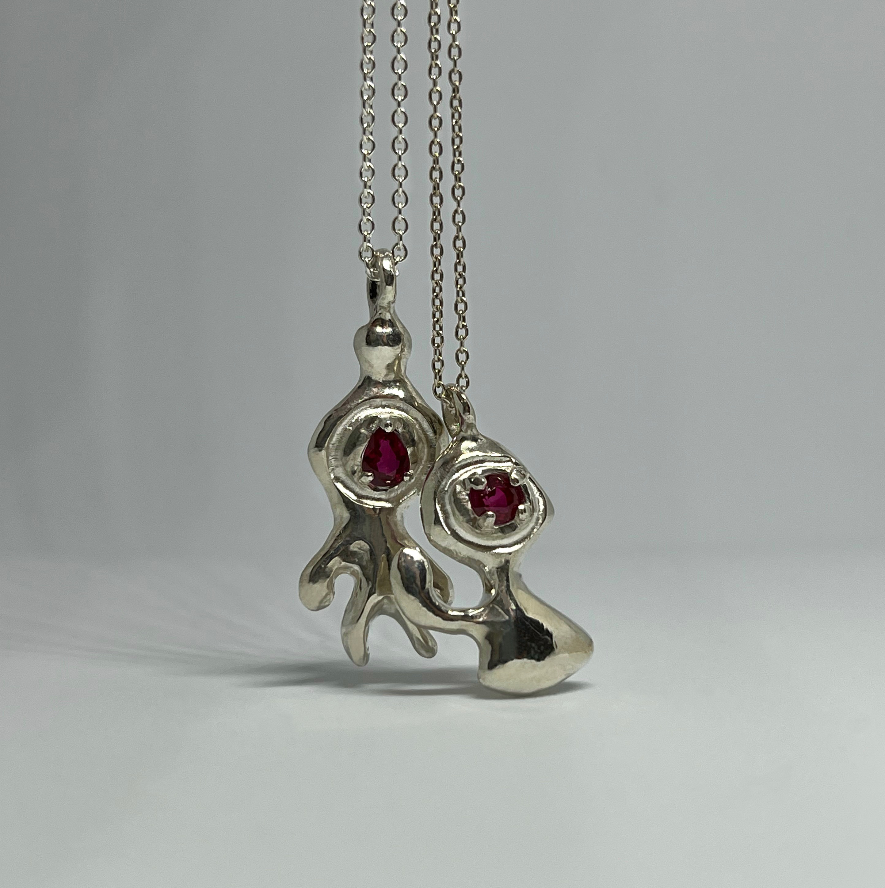 •ルビーエイリアン ネックレス•