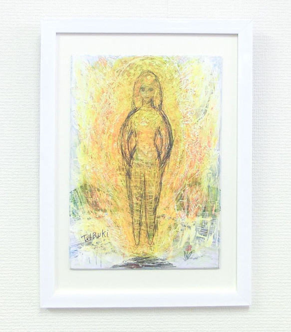 原画「進化した未来人」額サイズ29×40㎝ 絵画 息吹 友也 通販