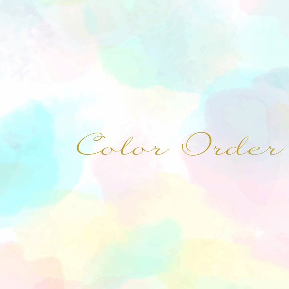 【同時注文用】カラーオーダー 1枚目の画像
