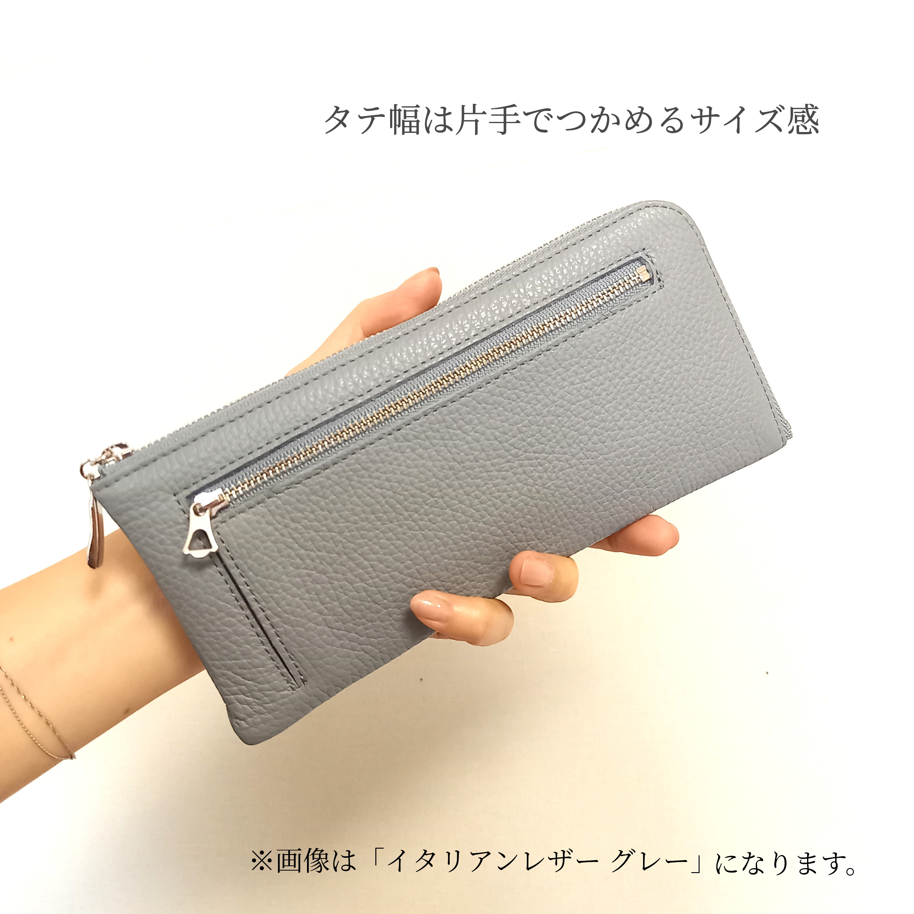 【最高級革】24枚もカードが入るスリム長財布(ダークオリーブ) ◇大容量なのに軽くて薄い！高品質カーフレザー◇送料無料！