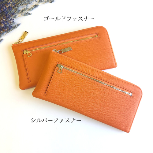 オレンジ ジッパー付き財布 カードポケット付き 楽天市場】財布 レディース メンズ 小銭入れ 本革 カードケース