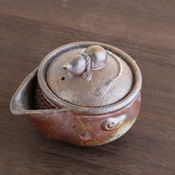 備前焼 宝瓶（瓢箪） 桐箱付き 【B】【陶器・急須】 7枚目の画像
