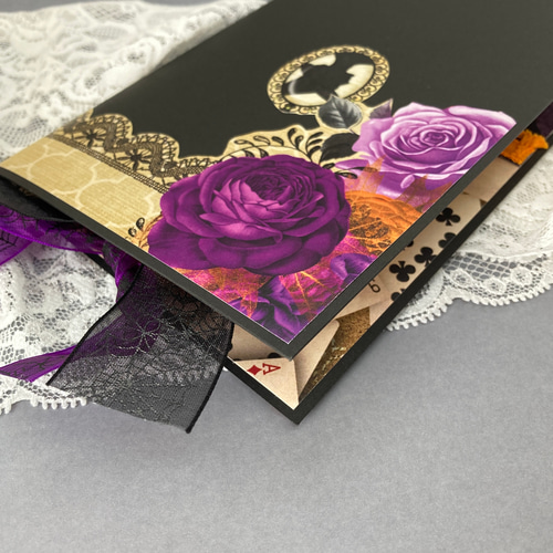 コラージュ ハロウィン カード タグ【ハロウィンアリス】 メッセージ