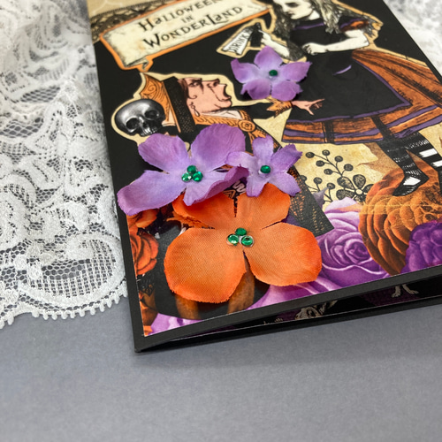 コラージュ ハロウィン カード タグ【ハロウィンアリス】 メッセージ