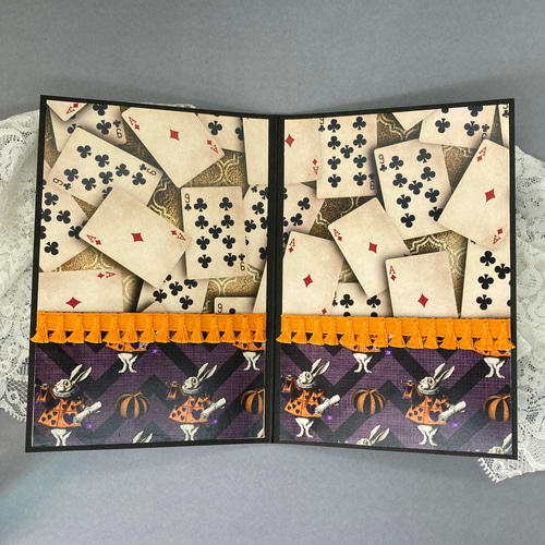 コラージュ ハロウィン カード タグ【ハロウィンアリス】 メッセージ