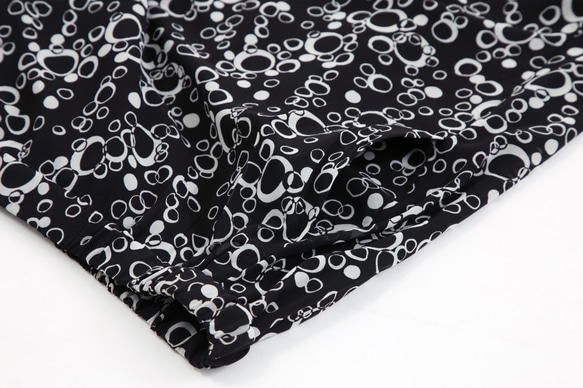 #433ソフトバルーンスカート(白黒) 4枚目の画像